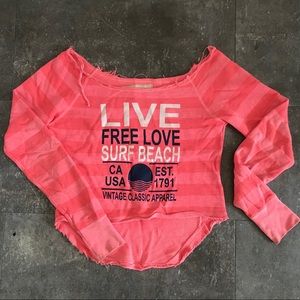 Ocean Drive Athletics Cropped Sweatshirt